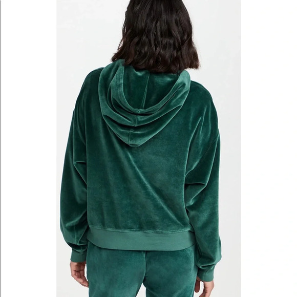 NWT $148 WSLY Eco Plush Classic Pocket Hoodie in Tourmaline Small - Picture 6 of 12